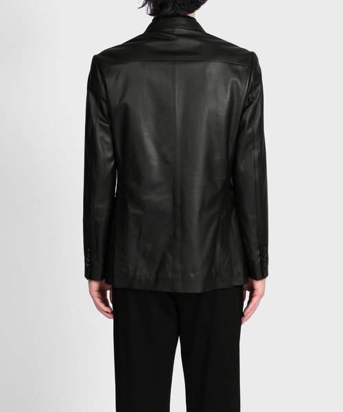 Paul Smith COLLECTION ラムレザー　テーラードジャケット 黒 中古・古着通販】Paul Smith COLLECTION (ポールスミス コレクション