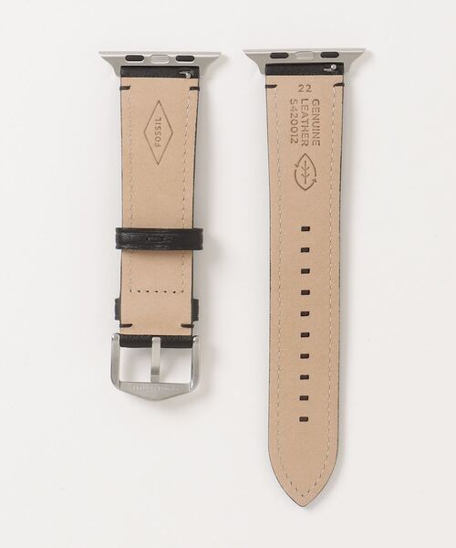 FOSSIL（フォッシル）の「フォッシル アップルウォッチバンド メンズ レザー S420012（デジタル腕時計・メンズ・ブラック・FREE）」の2枚目の写真