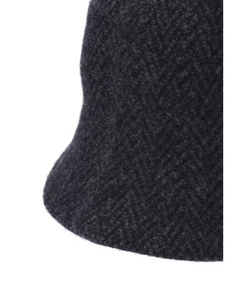 human woman（ヒューマンウーマン）の「◆ヘリンボーン柄ハット（ハット・レディース・カーキ/グレー系その他・FREE）」の5枚目の写真