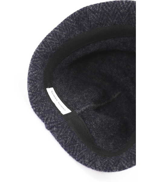 human woman（ヒューマンウーマン）の「◆ヘリンボーン柄ハット（ハット・レディース・カーキ/グレー系その他・FREE）」の4枚目の写真