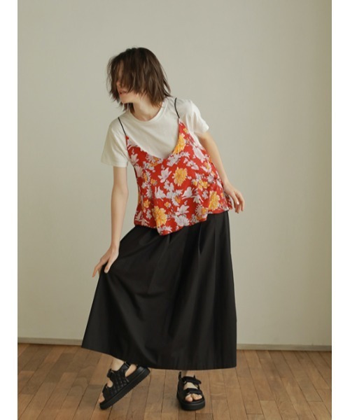 AMAIL(アマイル)の「Casual almond skirt(スカート・レディース・ブラック/ベージュ・S/M)」の9枚目の写真