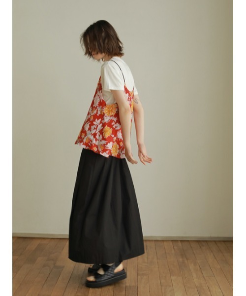 AMAIL(アマイル)の「Casual almond skirt(スカート・レディース・ブラック/ベージュ・S/M)」の10枚目の写真