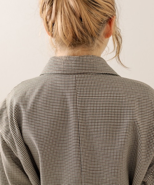 OLIVE des OLIVE（オリーブデオリーブ）の「２WAYトレンチジレジャケット（トレンチコート・レディース・ブラウン/ダークブラウン・FREE）」の6枚目の写真