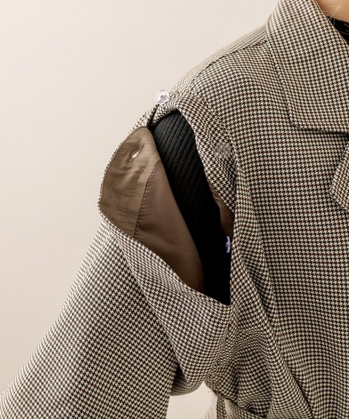 OLIVE des OLIVE（オリーブデオリーブ）の「２WAYトレンチジレジャケット（トレンチコート・レディース・ブラウン/ダークブラウン・FREE）」の12枚目の写真