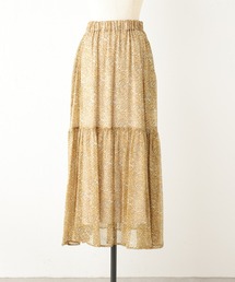 BEARDSLEY | 《FRIPIER》ギャザースカート/ミニレオパード(スカート)