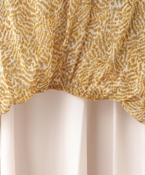 BEARDSLEY（ビアズリー）の「《FRIPIER》ミニレオパードギャザースカート（スカート・レディース・ベージュ・FREE）」の11枚目の写真