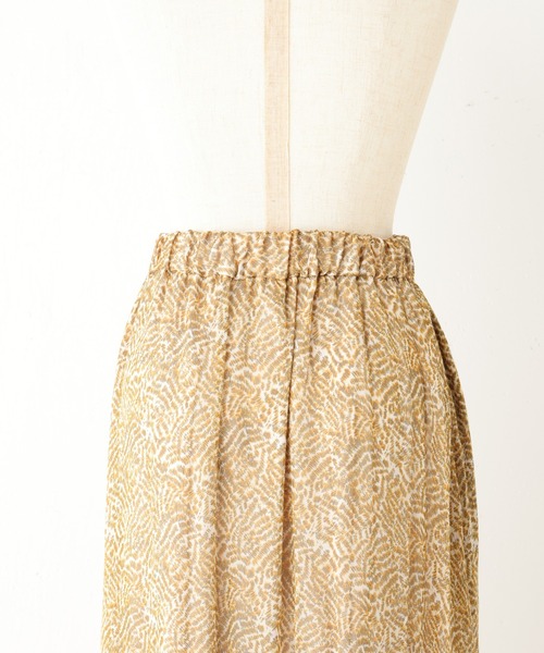 BEARDSLEY（ビアズリー）の「《FRIPIER》ミニレオパードギャザースカート（スカート・レディース・ベージュ・FREE）」の8枚目の写真