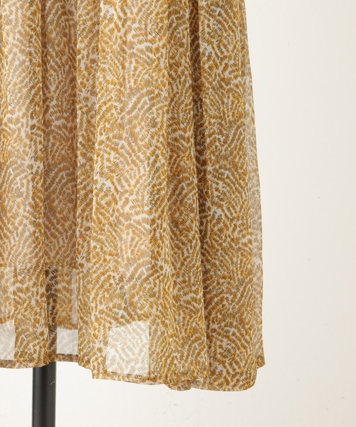 BEARDSLEY（ビアズリー）の「《FRIPIER》ミニレオパードギャザースカート（スカート・レディース・ベージュ・FREE）」の9枚目の写真