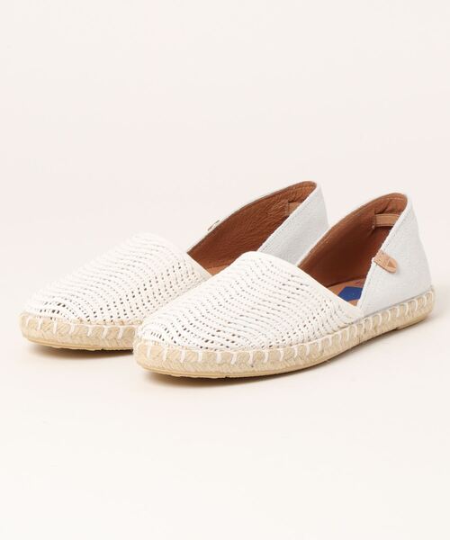 VERBENAS（ベルベナス）の「メッシュエスパドリーユスリッポン/VERBE CARMEN LA-WS（スリッポン・レディース・ホワイト/ブラック/グレー・39/35/36/37/38）」の2枚目の写真