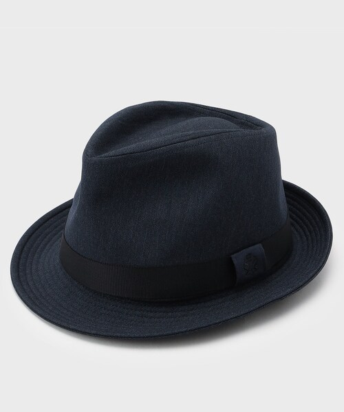 TAKEO KIKUCHI（タケオキクチ）の「◆【Made in JAPAN】ヘリンボンクラシックハット（ハット・メンズ・チャコールグレー/ネイビー・00）」の6枚目の写真