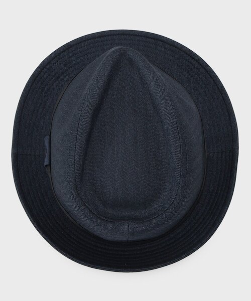 TAKEO KIKUCHI（タケオキクチ）の「◆【Made in JAPAN】ヘリンボンクラシックハット（ハット・メンズ・チャコールグレー/ネイビー・00）」の8枚目の写真