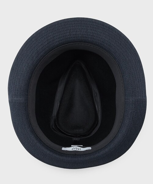TAKEO KIKUCHI（タケオキクチ）の「◆【Made in JAPAN】ヘリンボンクラシックハット（ハット・メンズ・チャコールグレー/ネイビー・00）」の9枚目の写真