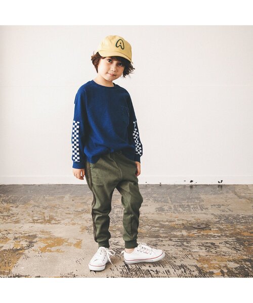 BREEZE（ブリーズ）の「WEB限定 インディゴTシャツ（Tシャツ/カットソー・キッズ・ブルー/サックスブルー・120/130/110/90/80/140/100）」の6枚目の写真