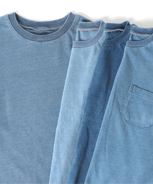 BREEZE（ブリーズ）の「WEB限定 インディゴTシャツ（Tシャツ/カットソー・キッズ・ブルー/サックスブルー・120/130/110/90/80/140/100）」の5枚目の写真