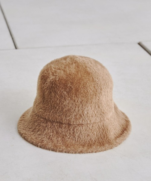 CPCM（シーピーシーエム）の「シャギーファーバケットハット（ハット・レディース・ブラック/ベージュ/アイボリー・FREE）」の3枚目の写真