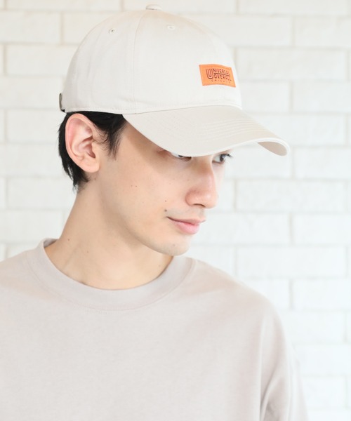 UNIVERSAL OVERALL（ユニバーサルオーバーオール）の「【UNIVERSAL OVERALL/ユニバーサルオーバーオール】TCツイルワンポイント ローキャップ/ワークキャップ（キャップ・メンズ・ネイビー/アイボリー・FREE）」の8枚目の写真