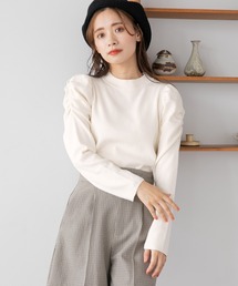 mysty woman | ウォッシャブルパワショルニット 166516(ニット/セーター)