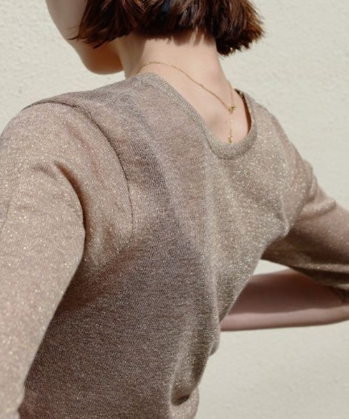 CISLYS(シスリス)の「【CISLYS】Shine 2way compact cardigan(カーディガン/ボレロ・レディース・グレー/アイボリー/ブラウン・FREE)」の7枚目の写真
