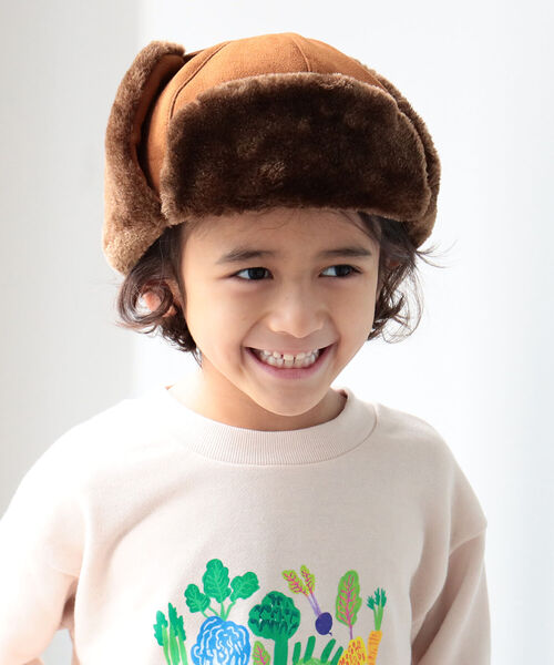 B:MING by BEAMS（ビーミングバイビームス）の「B:MING by BEAMS / フライトキャップ（キャップ・キッズ・ベージュ系その他/オリーブ/ブラック・ONE SIZE）」の6枚目の写真