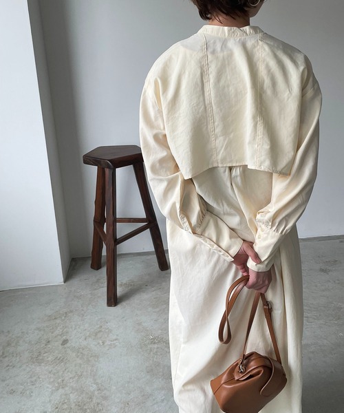 210nouve（トゥージュヌーブ）の「2WAYアンサンブルワンピース（シャツワンピース・レディース・ブラック/オリーブ/アイボリー・FREE）」の17枚目の写真