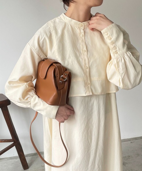 210nouve（トゥージュヌーブ）の「2WAYアンサンブルワンピース（シャツワンピース・レディース・ブラック/オリーブ/アイボリー・FREE）」の12枚目の写真