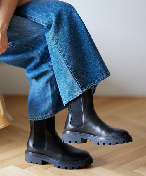 MOHI（モヒ）の「□【MOHI/モヒ】サイドゴアブーツ（ブーツ）」 - WEAR