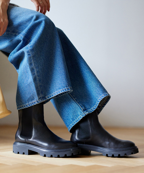 MOHI（モヒ）の「■【MOHI/モヒ】サイドゴアブーツ（ブーツ・レディース・カーキ/ブラック・38/37/36）」の14枚目の写真