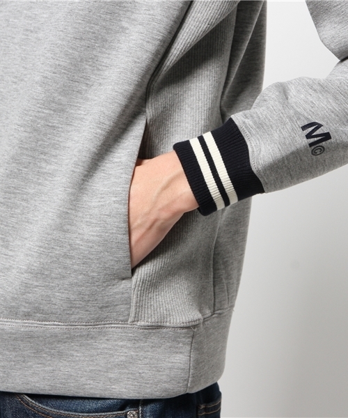 417 EDIFICE（フォーワンセブンエディフィス）の「MARK MCNAIRY スポンジボンディングスウェット（スウェット・メンズ・チャコールグレー/ネイビー・SMALL/LARGE/MEDIUM）」の8枚目の写真