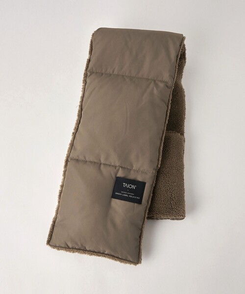 TAION（タイオン）の「【別注】＜ TAION ＞ダウンボア マフラー（マフラー・レディース・グレー/オフホワイト/ブラック/モカ・FREE）」の2枚目の写真