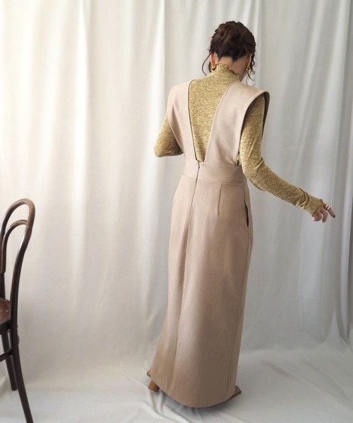 LAULEN（ローレン）の「HW Jumper Skirt/ハイウエストジャンバー 