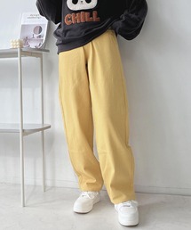 AS KNOW AS plus | ♪ベルト付ゆるりカーブパンツ(デニムパンツ)