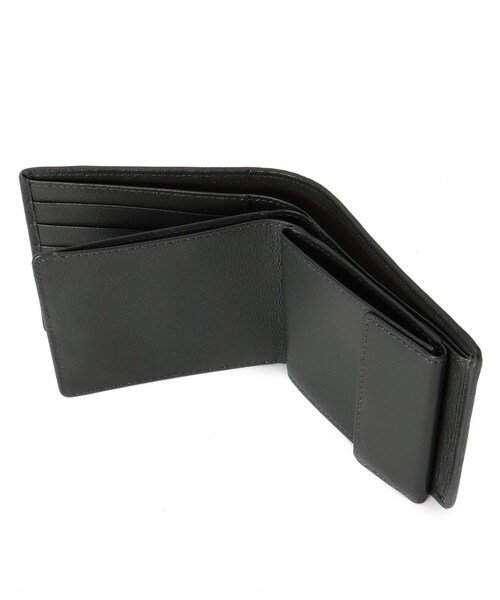 HIROKO HAYASHI（ヒロコハヤシ）の「◆CARDINALE（カルディナーレ）二つ折り財布（財布・レディース・チャコールグレー/ブラック/ホワイト・00）」の14枚目の写真