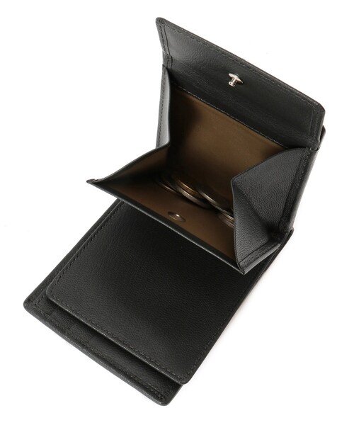 HIROKO HAYASHI（ヒロコハヤシ）の「◆CARDINALE（カルディナーレ）二つ折り財布（財布・レディース・チャコールグレー/ブラック/ホワイト・00）」の13枚目の写真