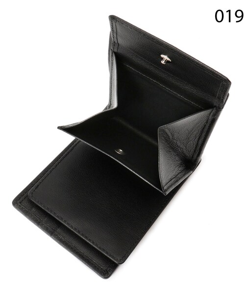 HIROKO HAYASHI（ヒロコハヤシ）の「◆CARDINALE（カルディナーレ）二つ折り財布（財布・レディース・チャコールグレー/ブラック/ホワイト・00）」の6枚目の写真