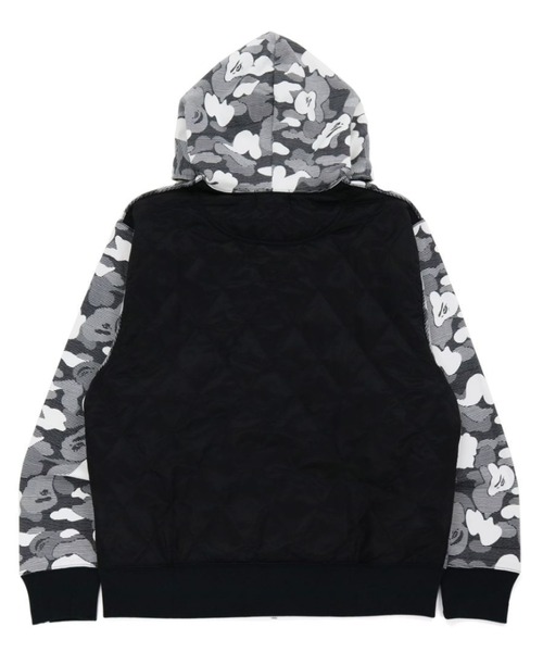 かおかお STRIPE ABC CAMO RELAXED FIT FULL ZIP HOODIE M