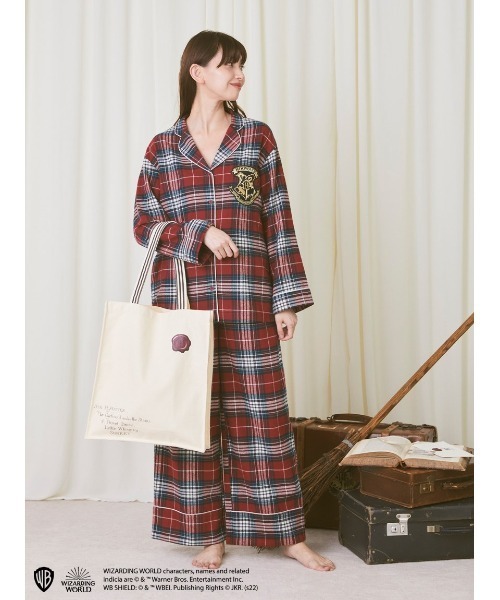 【SNIDEL 】ハリー・ポッター チェック柄パジャマ　上下 SNIDEL HOME（スナイデルホーム）の「【Harry Potter】ネル
