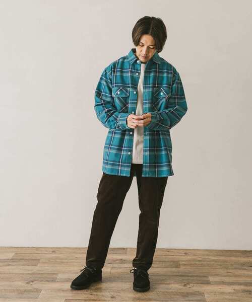 BIG MIKE(ビッグマイク)の「『別注』BIG MIKE×DOORS HEAVY FLANNEL 旧ロゴシャツ(シャツ/ブラウス・メンズ・ブラック系その他/ベージュ系その他/ブルー系その他・MEDIUM/LARGE)」の18枚目の写真