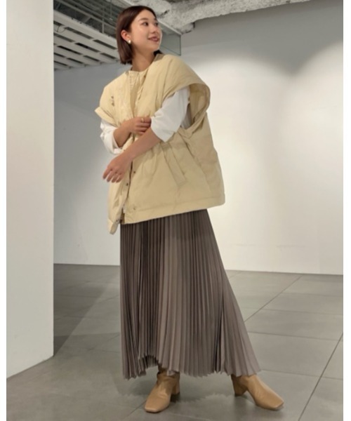 emmi（エミ）の「【emmi atelier】金子綾 ecoマルチウェイダウン（ダウンジャケット/コート・レディース・ブラック/カーキ/クリーム・0/1）」の12枚目の写真