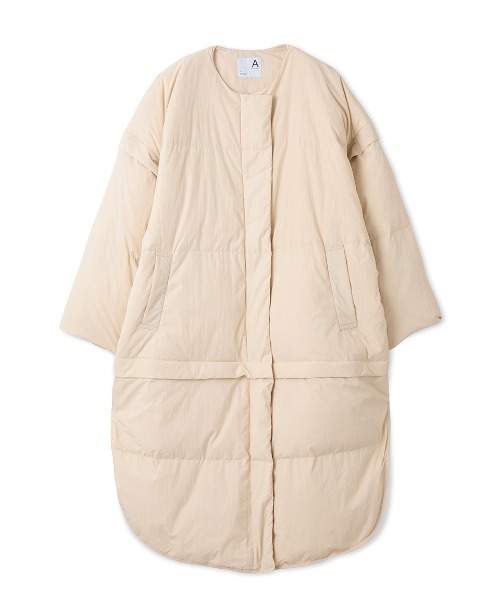 emmi（エミ）の「【emmi atelier】金子綾 ecoマルチウェイダウン（ダウンジャケット/コート・レディース・ブラック/カーキ/クリーム・0/1）」の17枚目の写真