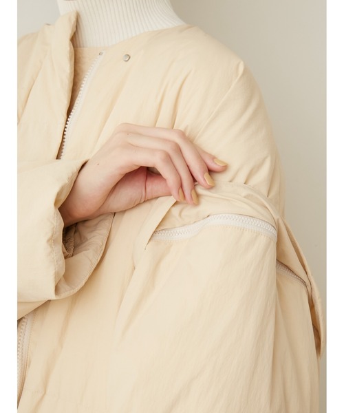 emmi（エミ）の「【emmi atelier】金子綾 ecoマルチウェイダウン（ダウンジャケット/コート・レディース・ブラック/カーキ/クリーム・0/1）」の20枚目の写真