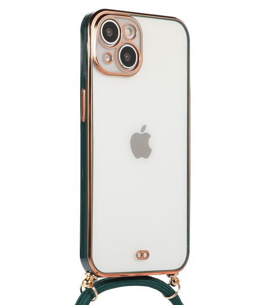 TeddyShop（テディショップ）の「【iPhone14 Pro用】サイドカラークリアネックストラップ付ケース（スマホケース/カバー・レディース・ピンク/パープル/ホワイト/グリーン/ブラック/レッド・ONE SIZE）」の19枚目の写真