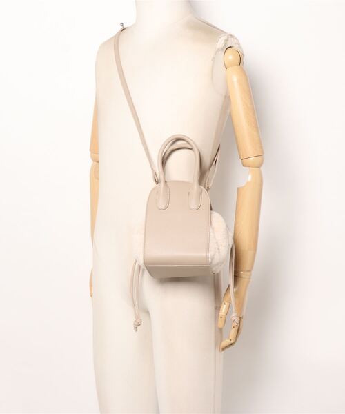ehka sopo（エヘカソポ）の「ファーコンビ巾着ショルダーバッグ（ショルダーバッグ・レディース・モカ/ベージュ/ブラウン・ﾌﾘ-）」の22枚目の写真