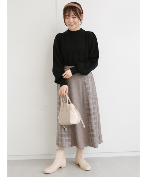 ehka sopo（エヘカソポ）の「ファーコンビ巾着ショルダーバッグ（ショルダーバッグ・レディース・モカ/ベージュ/ブラウン・ﾌﾘ-）」の18枚目の写真