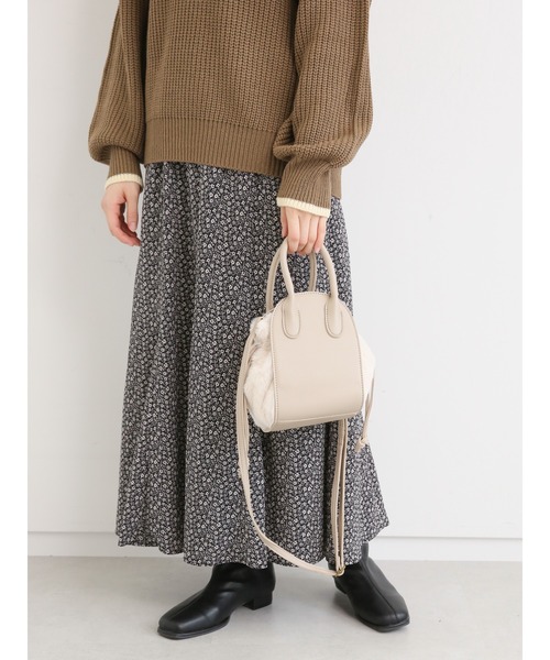 ehka sopo（エヘカソポ）の「ファーコンビ巾着ショルダーバッグ（ショルダーバッグ・レディース・モカ/ベージュ/ブラウン・ﾌﾘ-）」の17枚目の写真