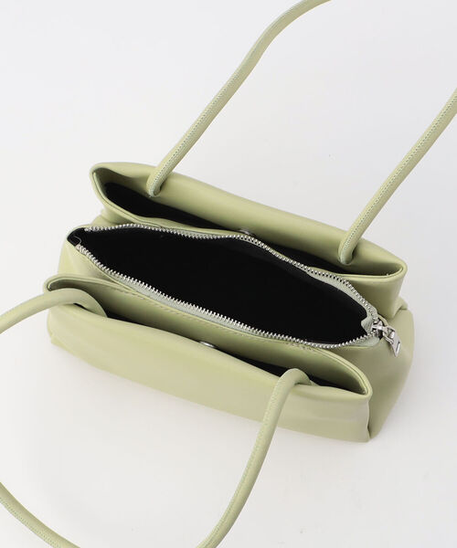 fredy emue（フレディエミュ）の「ロングハンドル3roomバッグ（ショルダーバッグ・レディース・ミント/オフホワイト/ブラック・FREE）」の10枚目の写真
