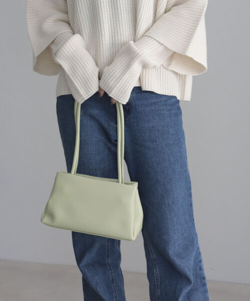 fredy emue（フレディエミュ）の「ロングハンドル3roomバッグ（ショルダーバッグ・レディース・ミント/オフホワイト/ブラック・FREE）」の19枚目の写真