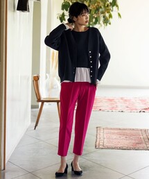【洗える】GEMINIストレッチテーパード パンツ