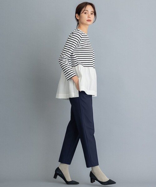 組曲(クミキョク)の「【洗える】GEMINIストレッチテーパード パンツ(その他パンツ・レディース・ピンク系/ネイビー系/黄土色系・2/3/1)」の22枚目の写真