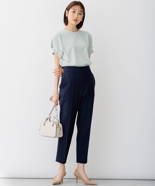 組曲(クミキョク)の「【洗える】GEMINIストレッチテーパード パンツ(その他パンツ・レディース・ピンク系/ネイビー系/黄土色系・2/3/1)」の21枚目の写真