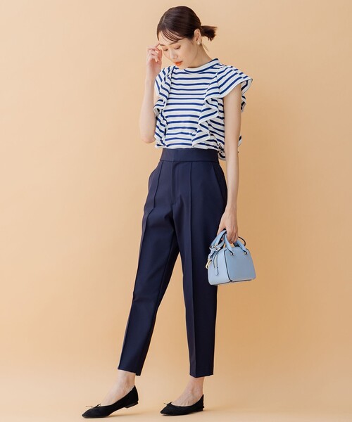 組曲(クミキョク)の「【洗える】GEMINIストレッチテーパード パンツ(その他パンツ・レディース・ピンク系/ネイビー系/黄土色系・2/3/1)」の20枚目の写真